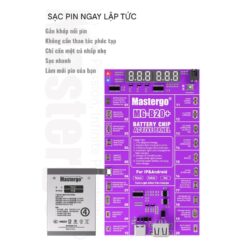 Kích pin Mastergo B20+ iPhone 8 - 17 ProMax và hơn 300 mã Android