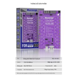 Kích pin Mastergo B20+ iPhone 8 - 17 ProMax và hơn 300 mã Android