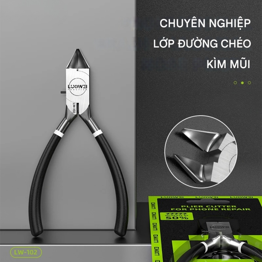 kim luowei lw-102 (6) Kìm Luowei LW-102 thiết kế nhỏ gọn, tiện lợi khi sử dụng