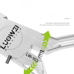 Kìm Luowei LW-103 thiết kế nhỏ gọn, dễ sử dụng