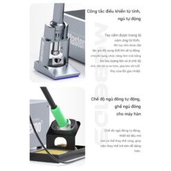 Máy khò hàn Mastergo MG961DS 2in1 hỗ trợ tay hàn C210, kèm 4 đầu khò