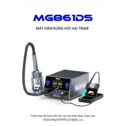 Máy khò hàn Mastergo MG961DS 2in1 hỗ trợ tay hàn C210, kèm 4 đầu khò