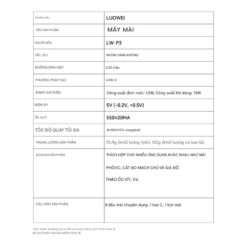 Máy mài Luowei P3 kèm 8 đầu mài đa năng