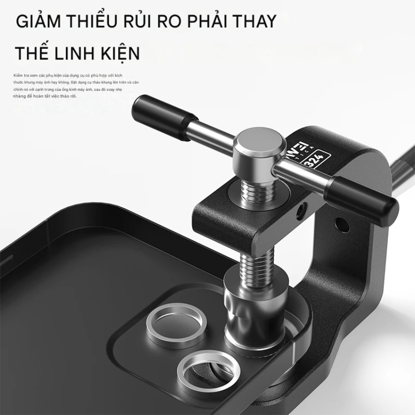 tool thao vien camera sau iphone luowei lw-324 - 9 Tool tháo viền camera sau iPhone Luowei LW-324
