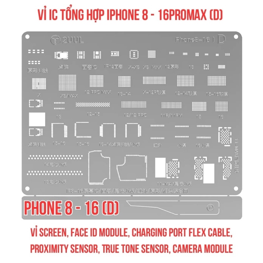 vỉ 2uul phone 8-16promax abcd (4) Vỉ 2UUL iPhone 8-16: ABCD ic tổng hợp iPhone 8 – 16 ProMax