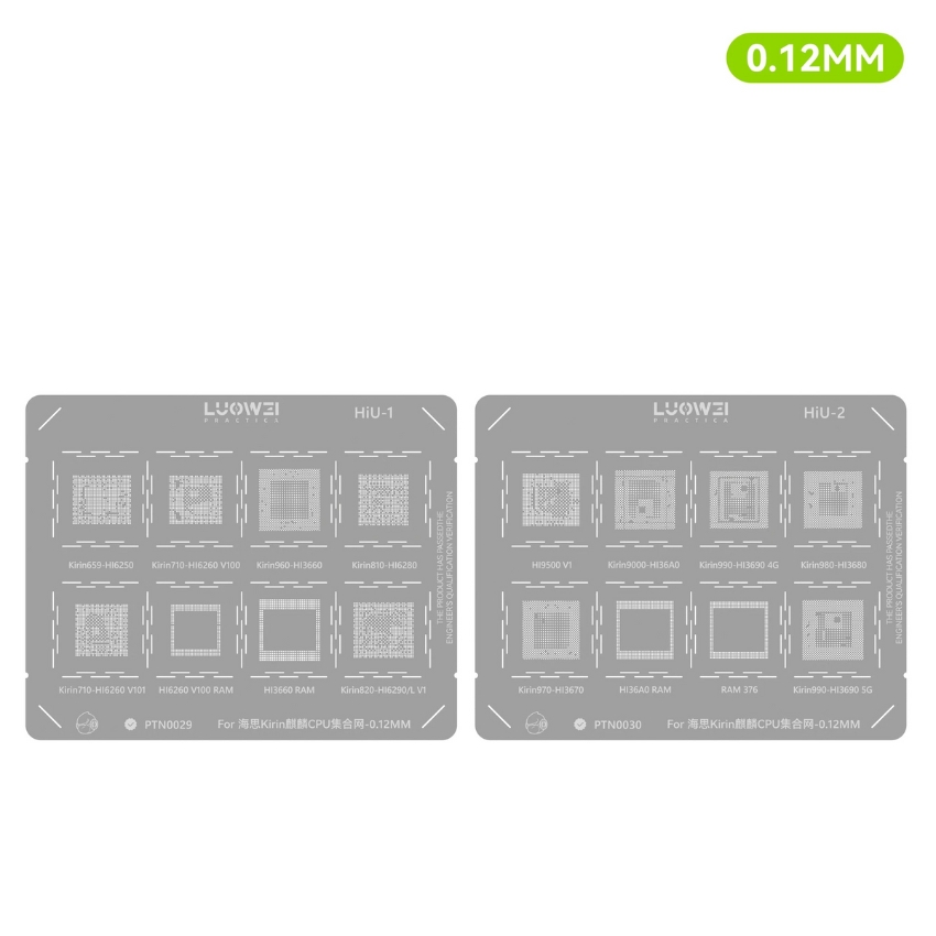 vi lam chan luowei cpu kirin huawei hiu-1 hiu-2 (3) Vỉ Luowei HiU-1 HiU-2 làm chân CPU Kirin Huawei