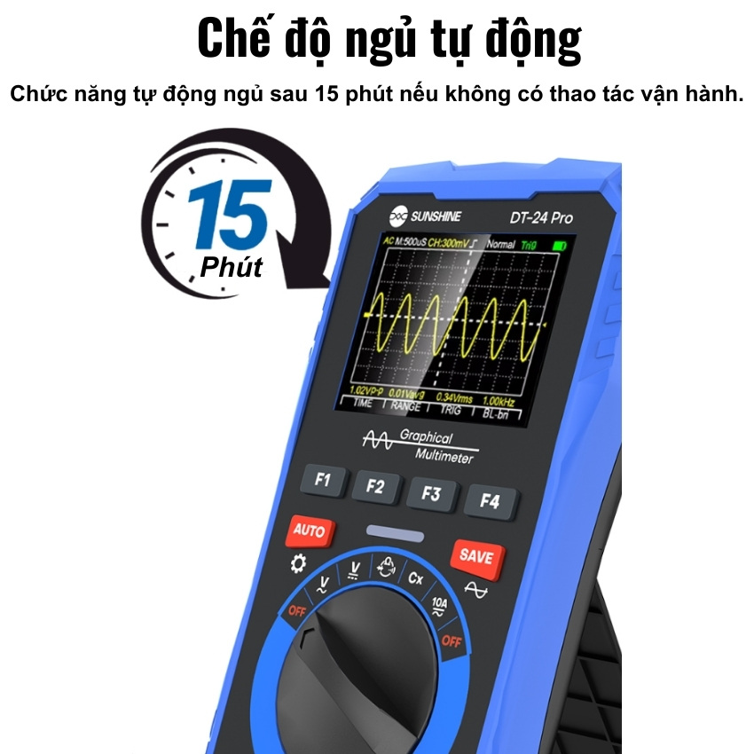Đồng hồ đo Sunshine DT-24 Pro - đồng hồ vạn năng hiện sóng