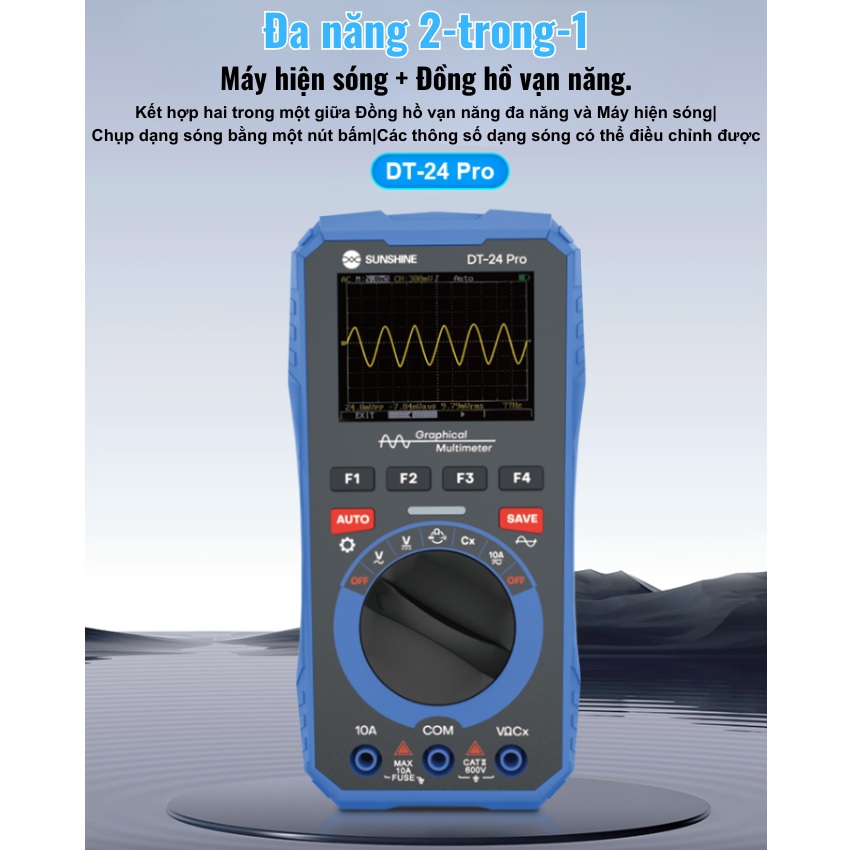 Đồng hồ đo Sunshine DT-24 Pro - đồng hồ vạn năng hiện sóng