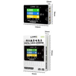 Đồng hồ Luowei D1 hiển thị sóng, hiển thị kênh, đo dòng điện đa năng