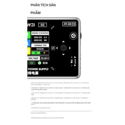 Đồng hồ Luowei D2 hiển thị sóng, hiển thị kênh, đo dòng điện đa năng