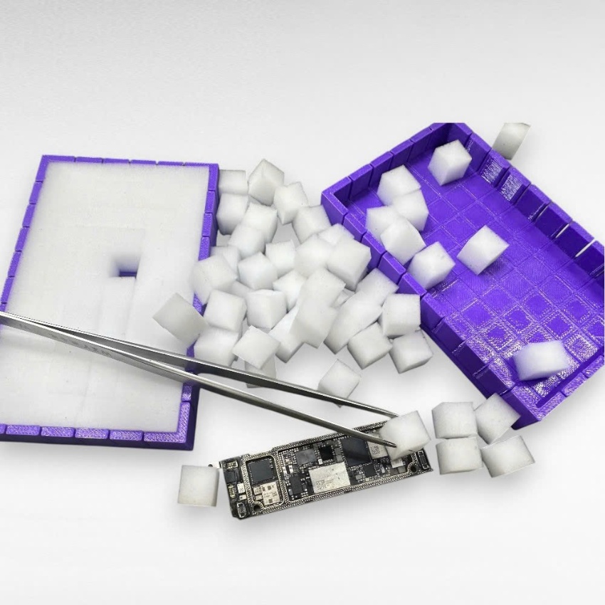 Hộp cắt miếng xốp DTVN 003 vệ sinh siêu sạch