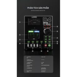 Máy cấp nguồn Luowei D4 đồng hồ 30V 5A