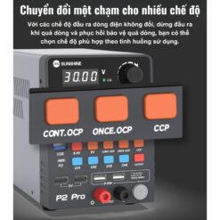 Máy cấp nguồn Sunshine P2 Pro đồng hồ 30V 5A