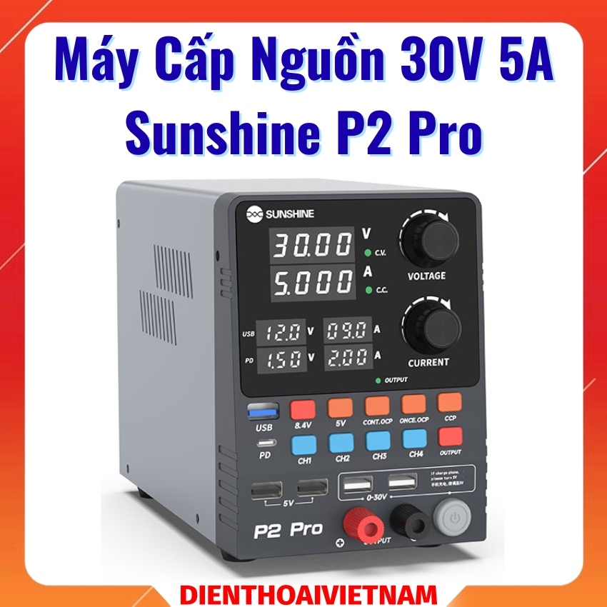 Máy cấp nguồn Sunshine P2 Pro đồng hồ 30V 5A