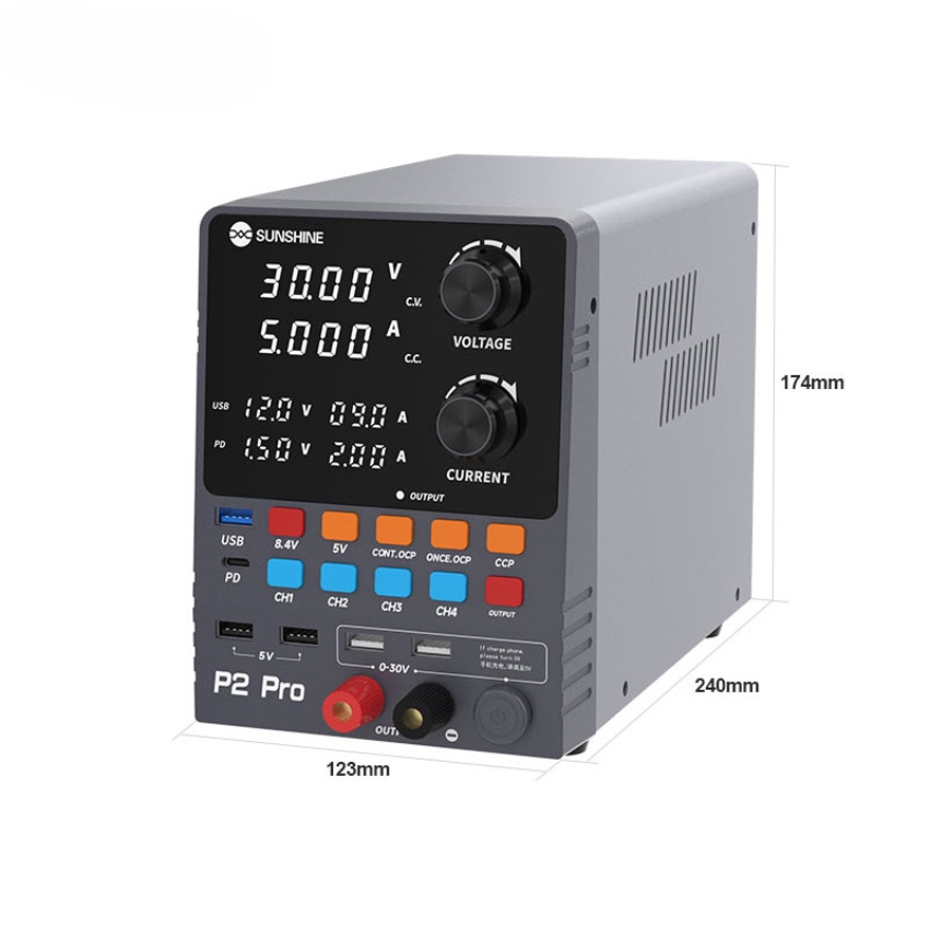 Máy cấp nguồn Sunshine P2 Pro đồng hồ 30V 5A