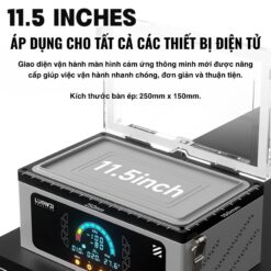 Máy ép kính Luowei LW-M01 15inch ép màn hình thẳng, màn hình cong