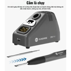 Máy hàn Sunshine 210 Pro công suất 100W, dùng mũi hàn C210