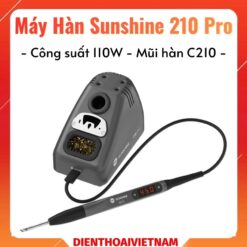 Máy hàn Sunshine 210 Pro công suất 100W, dùng mũi hàn C210