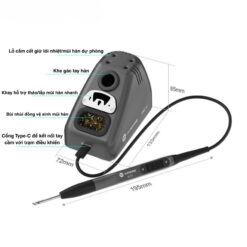 Máy hàn Sunshine 210 Pro công suất 100W, dùng mũi hàn C210