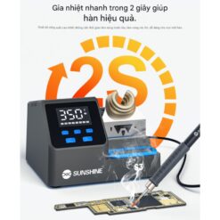 Máy hàn Sunshine S3 công suất 60W, hỗ trợ tay hàn T210