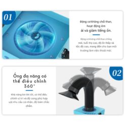 Máy hút khói Sunshine SS-6604 hút mùi, lọc khói đa năng