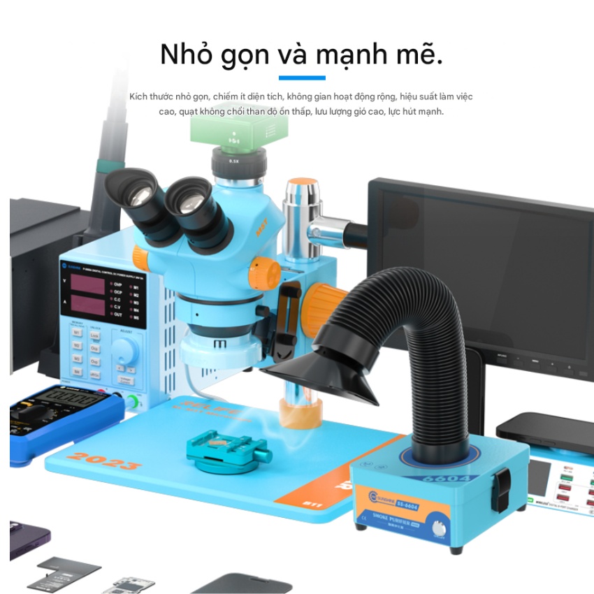 Máy hút khói Sunshine SS-6604 hút mùi, lọc khói đa năng