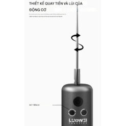 Máy quấn keo Luowei GR-02 3 cấp độ, pin trâu