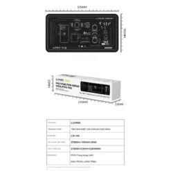 Thảm lót kỹ thuật Luowei M4 chịu nhiệt cao, silicon độ bền tốt