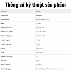 Thảm nhiệt kỹ thuật Sunshine LS3 mini silicon chịu nhiệt cao