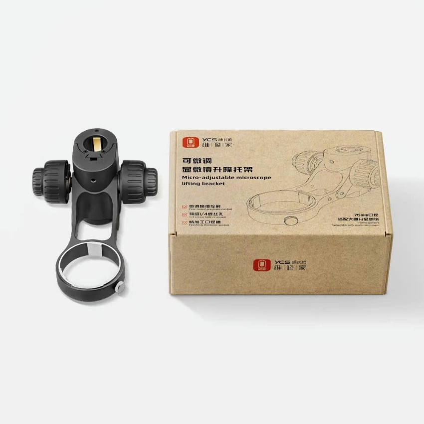 Giá đỡ nâng hạ kính hiển vi YCS tinh chỉnh microscope holder - Ảnh 8