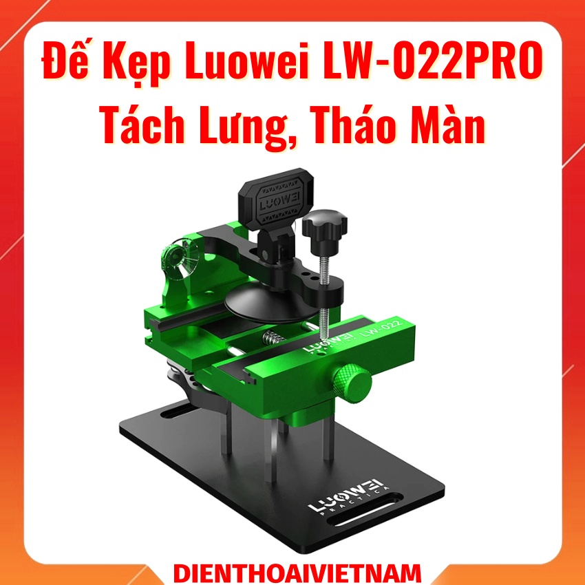 Đế kẹp Luowei LW-022 Pro xoay 360° tháo màn, làm lưng đa năng