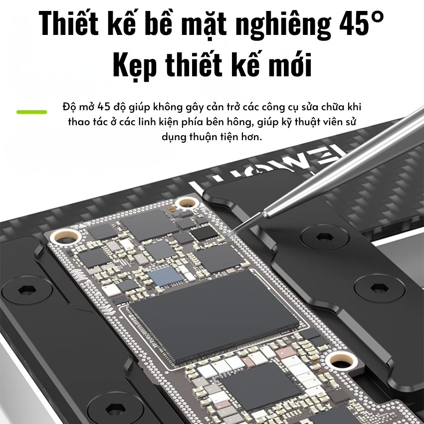 Đế kẹp main Luowei LW-AP01 kẹp cpu, ic, ổ cứng đa năng 5 Đế kẹp main Luowei LW-AP01 kẹp cpu, ic, ổ cứng đa năng