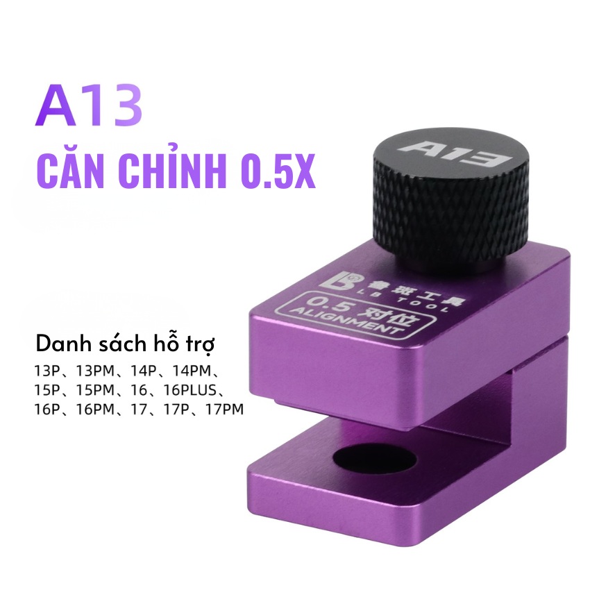 Đế kẹp sửa camera 0.5x Luban A10/A13 hỗ trợ iPhone 12 - 17 ProMax