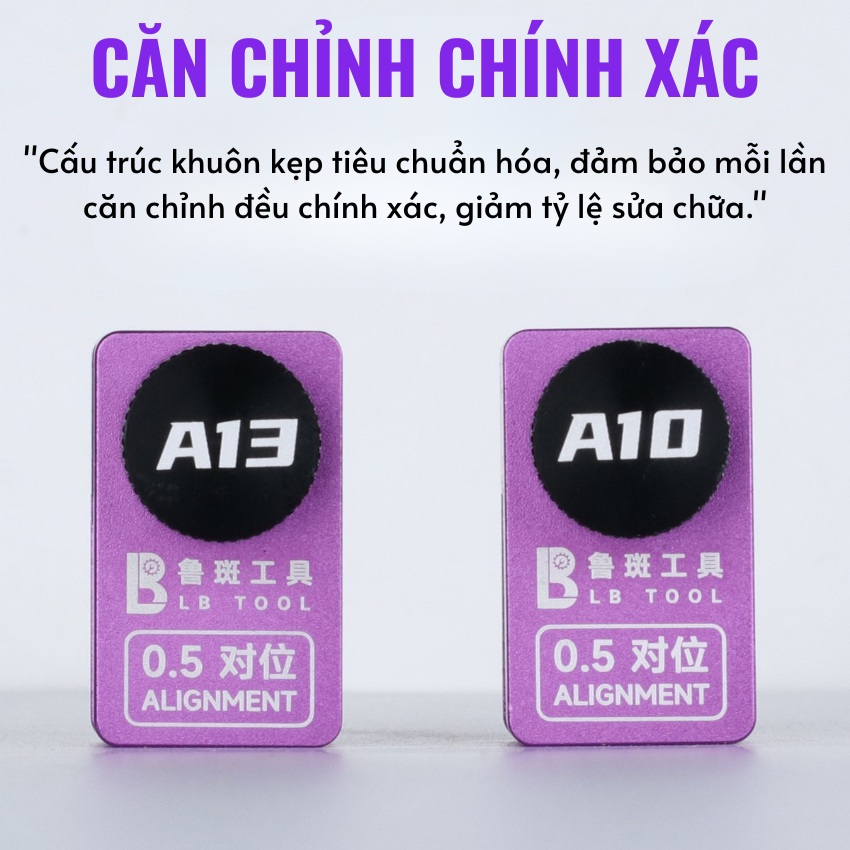 Đế kẹp sửa camera 0.5x Luban A10/A13 hỗ trợ iPhone 12 - 17 ProMax