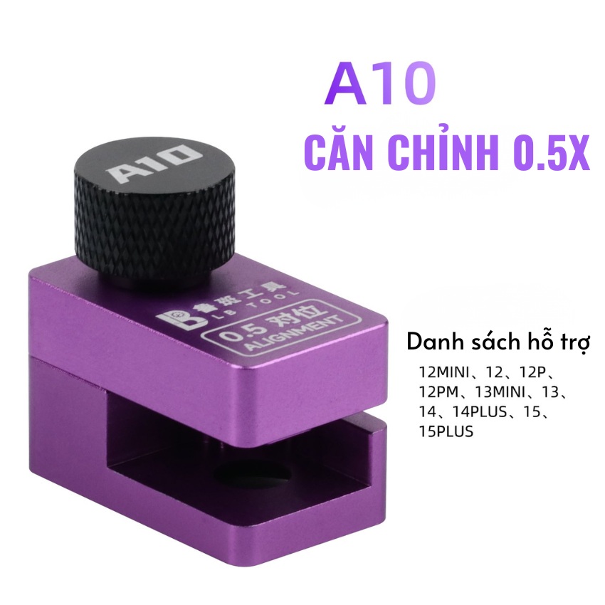 Đế kẹp sửa camera 0.5x Luban A10/A13 hỗ trợ iPhone 12 - 17 ProMax