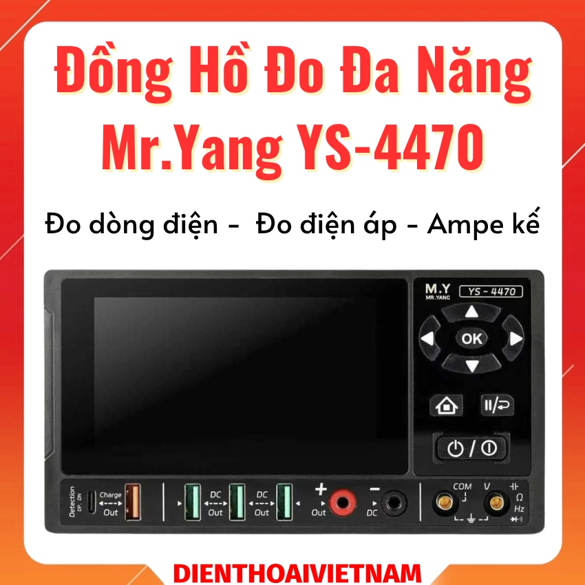Đồng hồ Mr.Yang YS-4470 YCS multimeter đo dòng điện, điện áp + Ampe kế