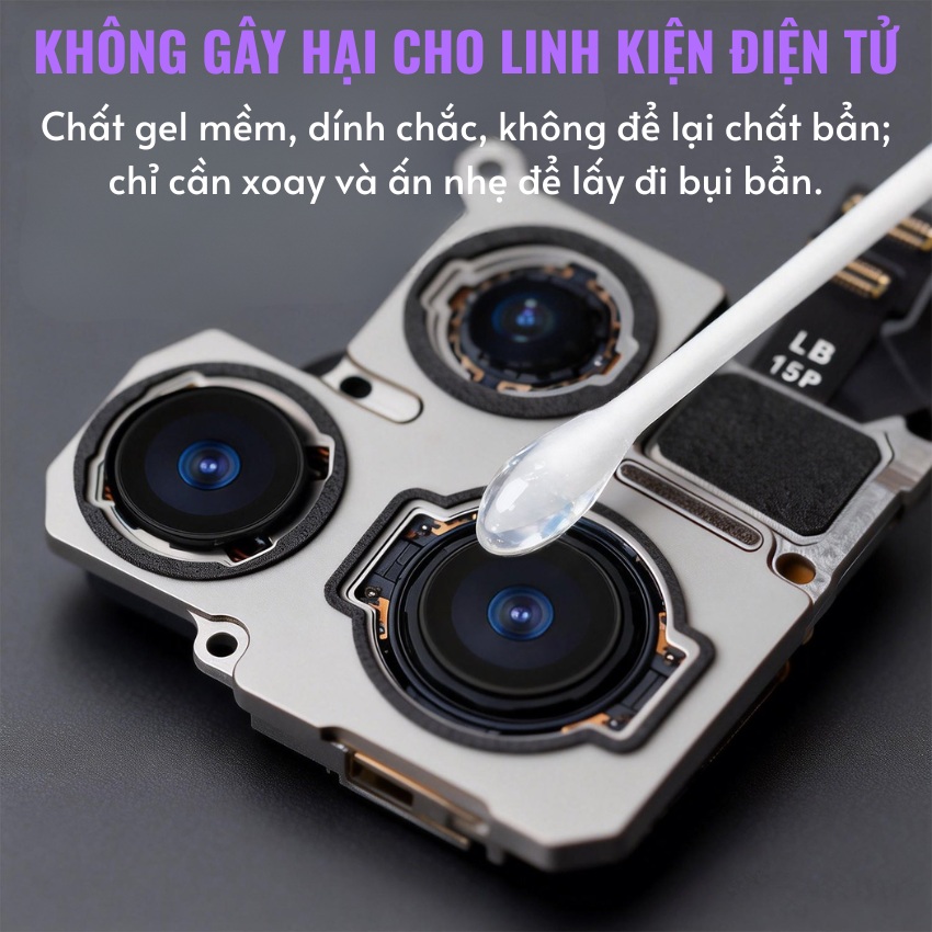 Gel vệ sinh camera Luban 30ml làm sạch, lấy bụi mọi góc cạnh