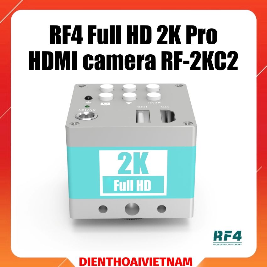 Camera HDMI RF4 2KC2 Pro FullHD Kính hiển vi - Ảnh 6