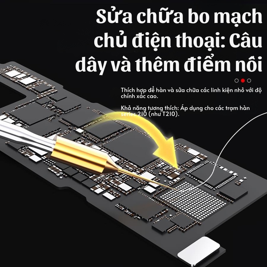 Mũi hàn JTX S1 0.1mm soldering iron chuyên dùng câu dây màn hình