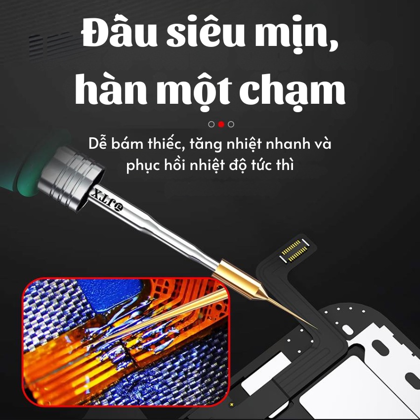 Mũi hàn JTX S1 0.1mm soldering iron chuyên dùng câu dây màn hình