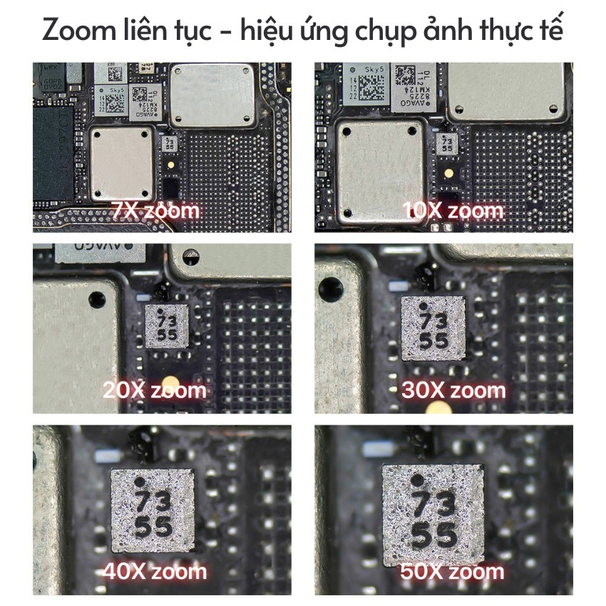Kính hiển vi Mastergo MG7050T-B11 microscope, phóng đại 7X - 50X