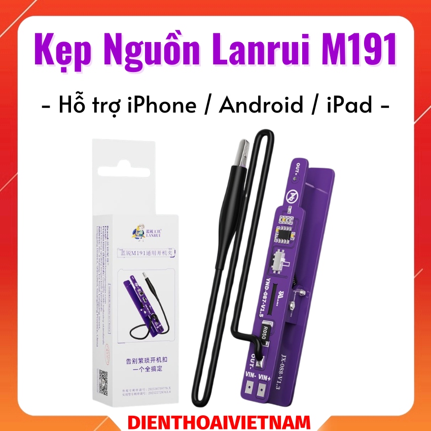 Kẹp nguồn Lanrui M191 Universal switch clip hỗ trợ các dòng iPhone / Android / iPad