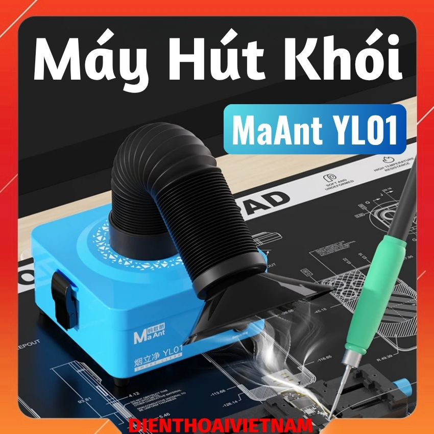 Máy hút khói MaAnt YL01 smoke clear smoking device hút mùi, lọc khói đa năng