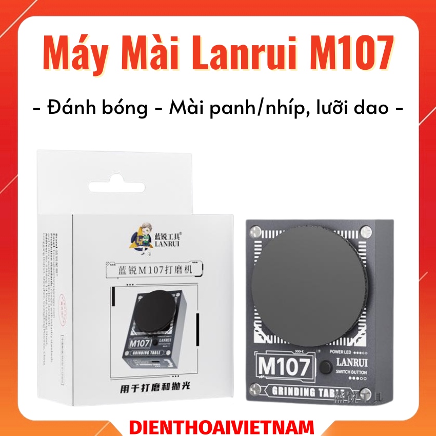 Máy mài Lanrui M107 đánh bóng, mài panh nhíp, lưỡi dao đa năng