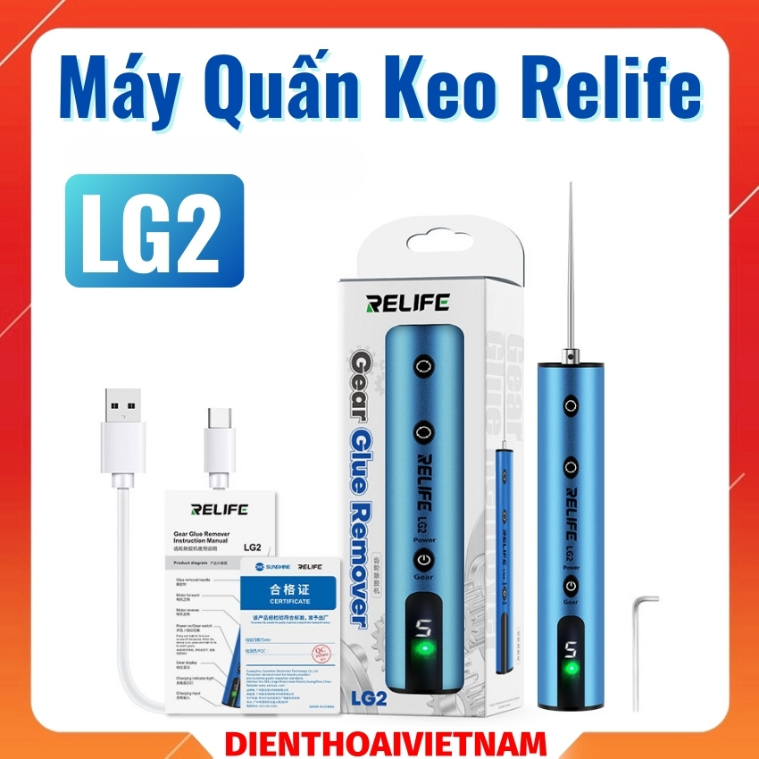 Máy quấn keo Sunshine LG2 Gear Glue Remover 5 cấp độ, pin khoẻ
