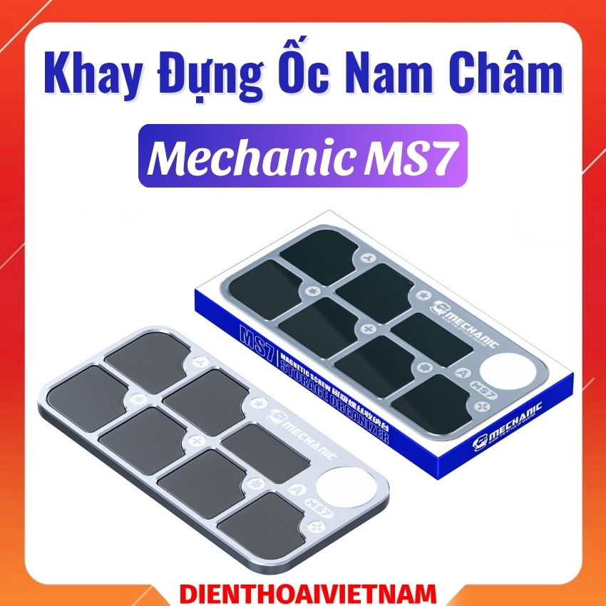 Khay đựng ốc nam châm Mechanic MS7 Magnetic Screw Storage Organizer, tăng từ tính tô vít