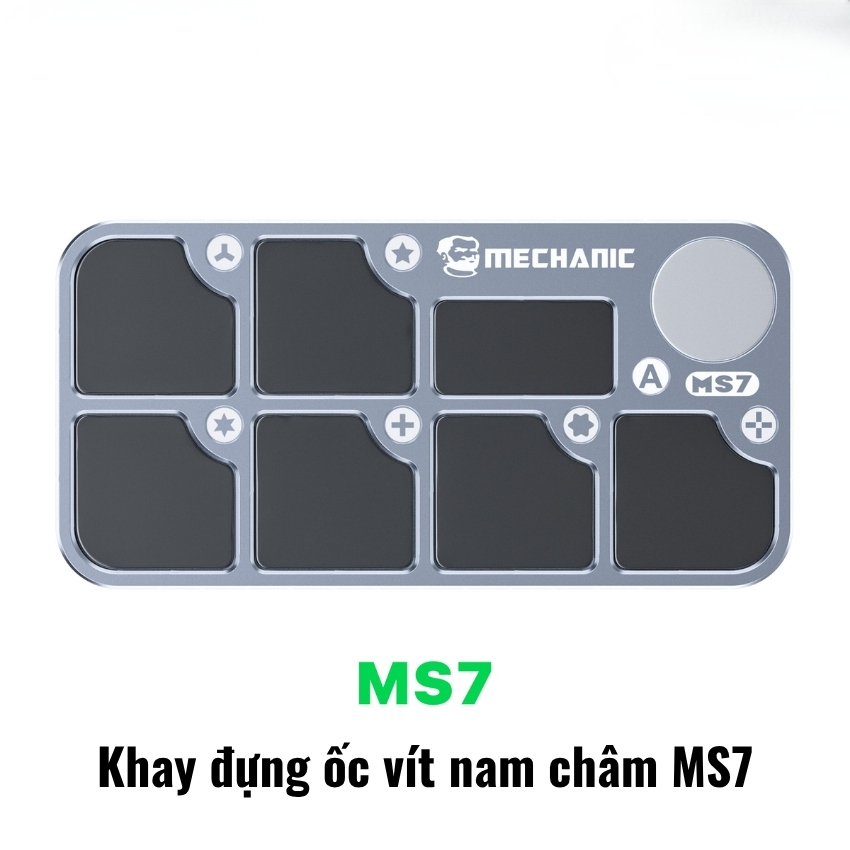 Khay đựng ốc nam châm Mechanic MS7 Magnetic Screw Storage Organizer, tăng từ tính tô vít