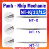 Panh Nhíp Mechanic NT-K/11/15 tweezers đầu cong - thẳng - dao