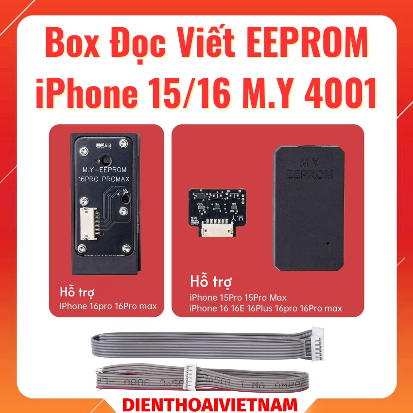 Box đọc viết EEPROM iPhone 15/16 M.Y 4001 YCS Non-layered Code Chip Reader/Writer