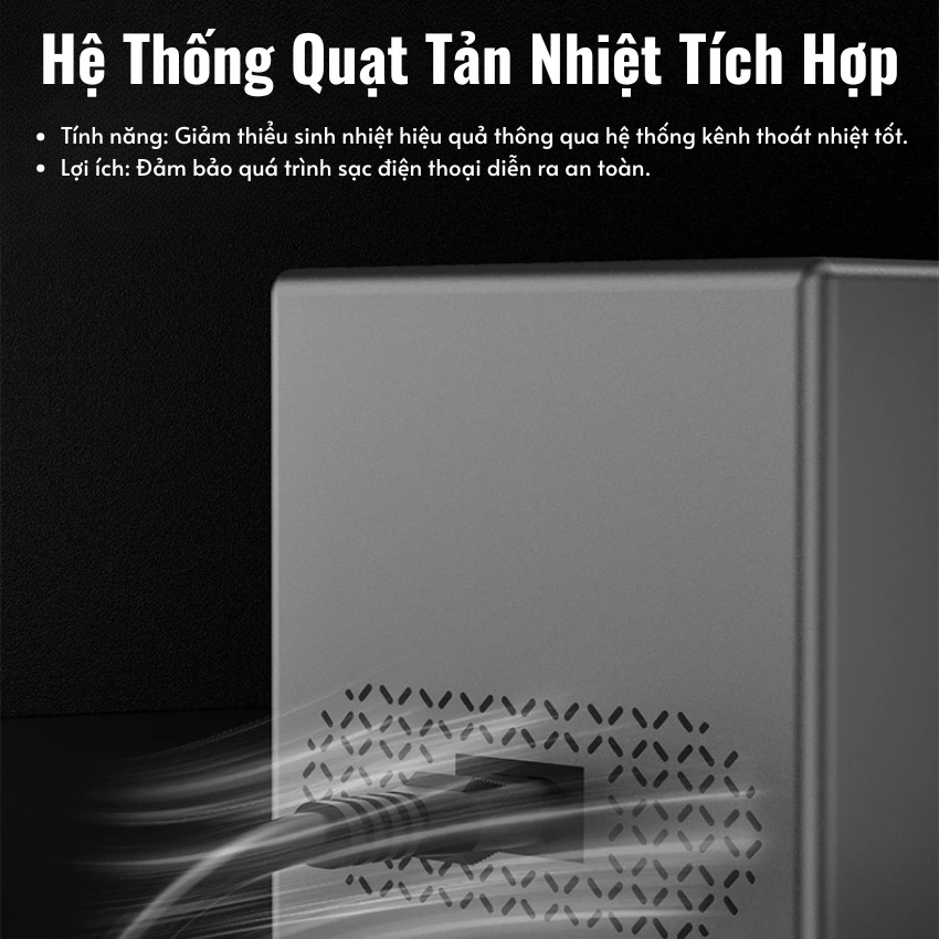 Sạc 8 cổng Luowei LW-U1 mini 80W tích hợp màn hình hiển thị, sạc không dây 9 Sạc 8 cổng Luowei LW-U1 mini 80W tích hợp màn hình hiển thị